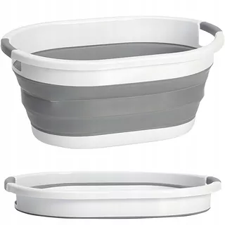 Miska oválna SPI 55 25 l biela, odtiene sivej
